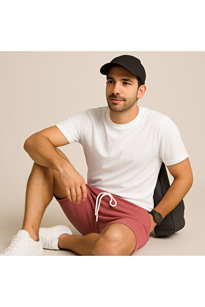 UOMOPARK 8024 Μοντέλο Premium καλοκαιρινό λεπτομερές σορτς