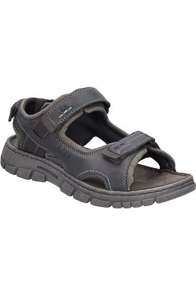 Josef Seibel JOSEF SEIBEL Brendan 04 | Sandale für Herren | Grau Brendan 04, asphalt-kombi
