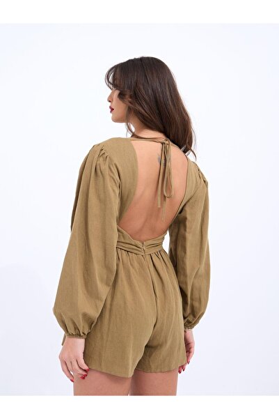 MODA 6528 Jumpsuit Dress-Mink