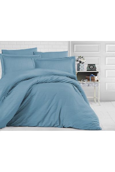 Five Store Husa pilota din damasc, densitate 130 g/mp, Turcoaz, 140/210cm