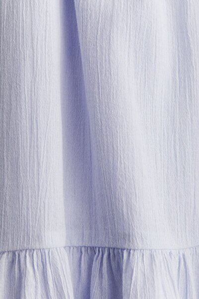 H&M Pamuklu Krinkle Elbise