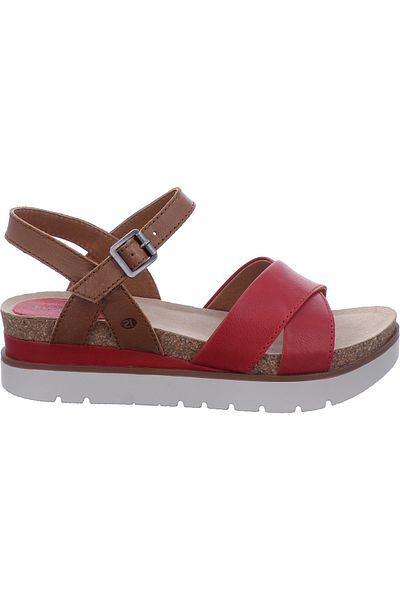 Josef Seibel Clea 10 | Sandale für Damen | Rot Clea 10, rot-kombi