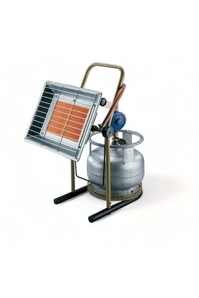COBI SMART® Incalzitor camping cu picior Nurgaz, 3500 W, placi ceramica, pentru butelie gaz