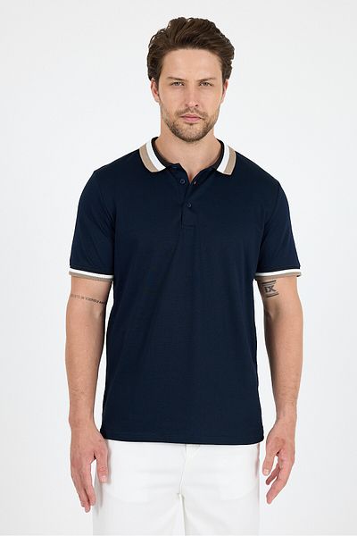 Rodi Men's American Style Polo Collar T-Shirt Relaxed Fit, Summer Sports T-Shirt 5030