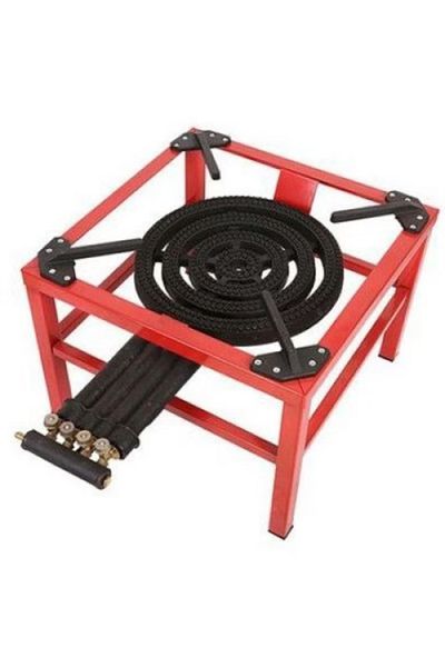 COBI SMART® Gas burner, 4 burners, 20.8 kW, cast iron and steel, for outdoor use