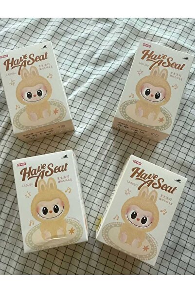 DOLCE QUEEN Pop Mart Ithal Labubu Have A Seat Çanta Charmı Peluş, Anahtarlık Sürpriz Kapalı Paket (1 ADET)