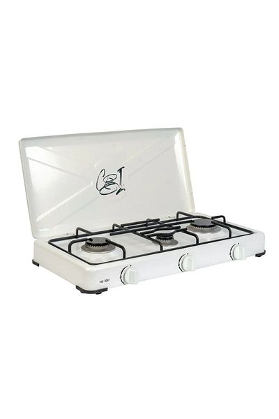 COBI SMART® 3-burner gas stove, 2300 W high power, medium burner 1600 W, small burner 900 W, cylinder supply