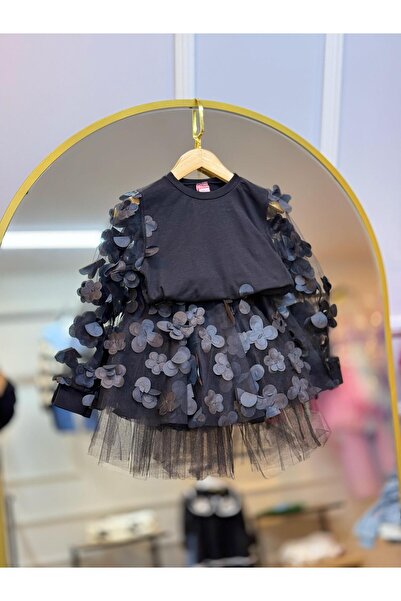 ArdenKids 4-8 Yaş Tül Çiçekli Takım