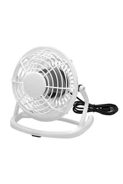 Koodmax Masaüstü Usb Vantilatör - Usb Mini Kablolu Fan - Plastik - Beyaz