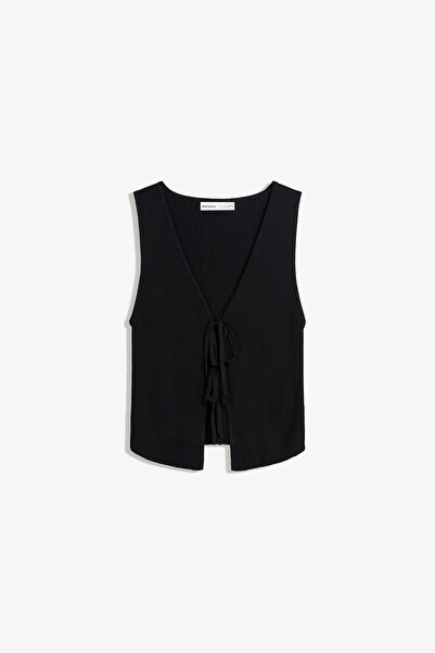 Bershka Fitilli bağcıklı yelek