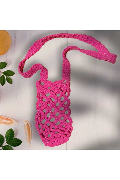 Butik Örgü file model,su kabı,şişe çantası,su şişesi tutucu,suluk termos matara ,biberon , taşıma çantası