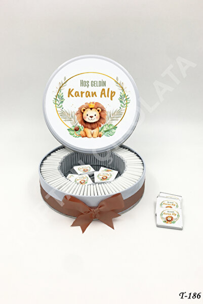 KAKAO AĞACI 100 Adet Aslan Erkek Bebek Çikolatası