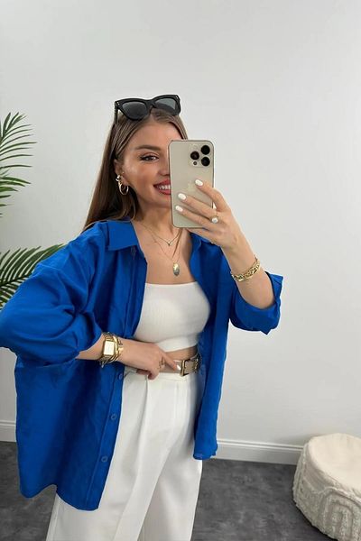 COTAS Cămașă casual de bază de calitate de lux Cotas