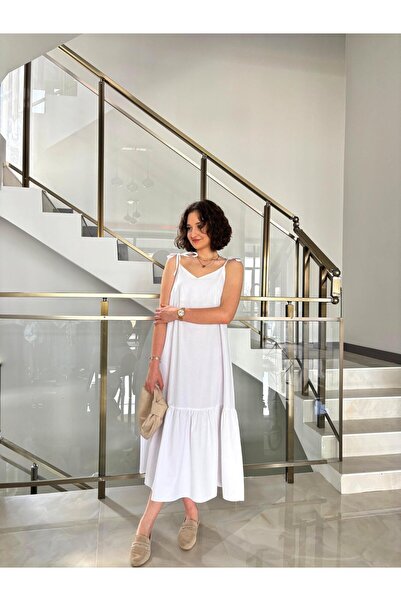 Sude Kızanlıklı Μίντι φόρεμα με κορδόνια με κορδόνια Maisson