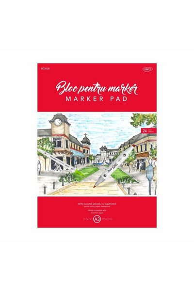 daço A3 Daco Marker Paper Pad A3, 24 Tabs, 130 g/m²