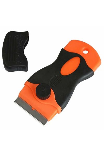 Aptel Hob cleaning scraper, plastic/steel, 11x4.7 cm