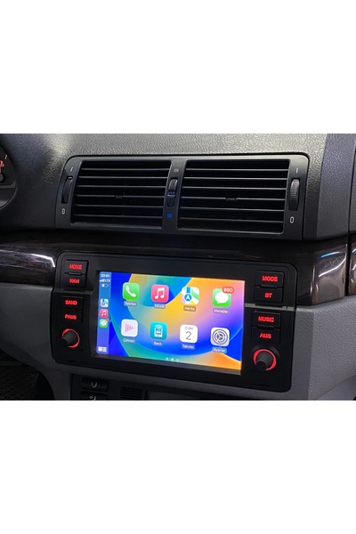 Navimex BMW 3 SERİ E46 7İNÇ GÖRSEL 4GB RAM 64GB HAFIZA MULTİMEDYA-CARPLAY Uyumlu