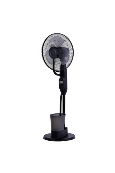 OEM Ventilator cu umidificare, Negru, 40 W, Telecomanda, 3 trepte