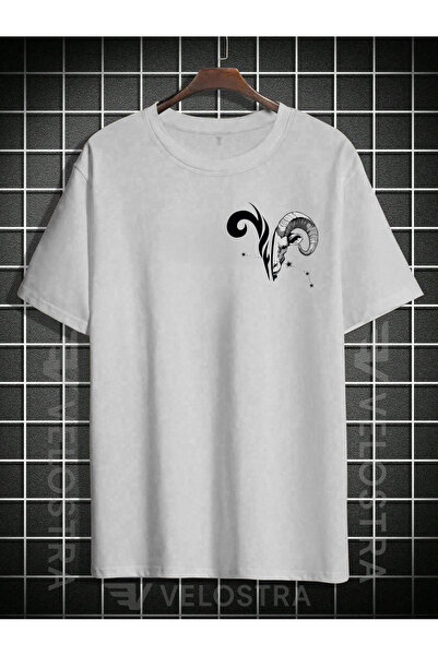 Velostra Zodiac unisex cu imprimeu supradimensionat tricou