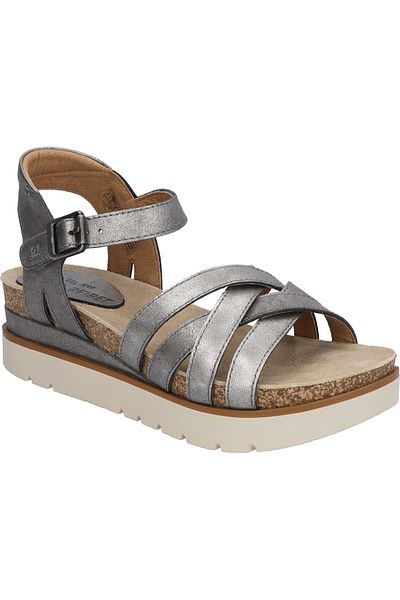 Josef Seibel Clea 14 | Sandale für Damen | Grau Clea 14, platin