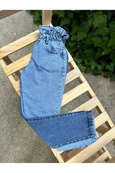 ArdenKids 3-9 Yaş Arası Çift Renkli Mom Jean