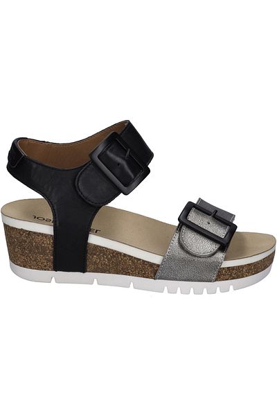 Josef Seibel JOSEF SEIBEL Quinn 02 | Sandale für Damen | Grau Quinn 02, basalt-kombi