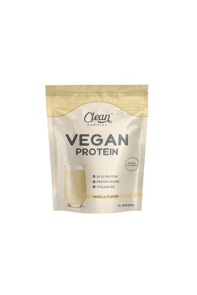 Clean Powders Vegan Protein 600 Gr - Vanilla - Coffee Set of 2