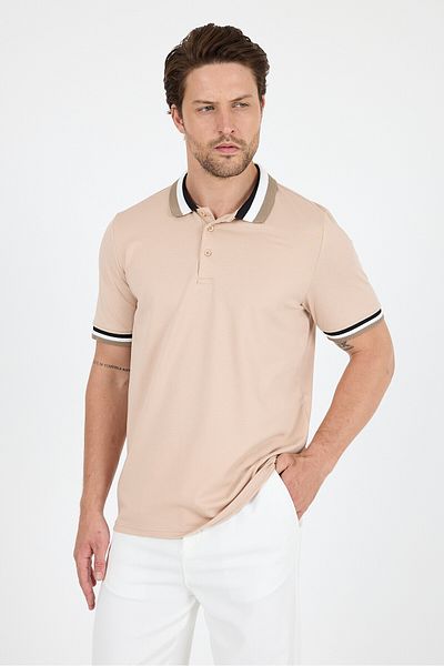 Rodi Men's American Style Polo Collar T-Shirt Relaxed Fit, Summer Sports T-Shirt 5030