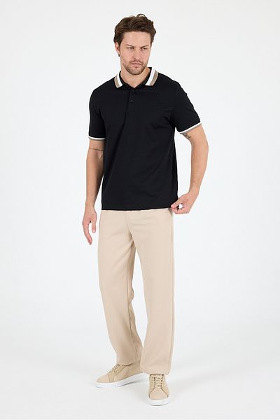 Rodi Men's American Style Polo Collar T-Shirt Relaxed Fit, Summer Sports T-Shirt 5030