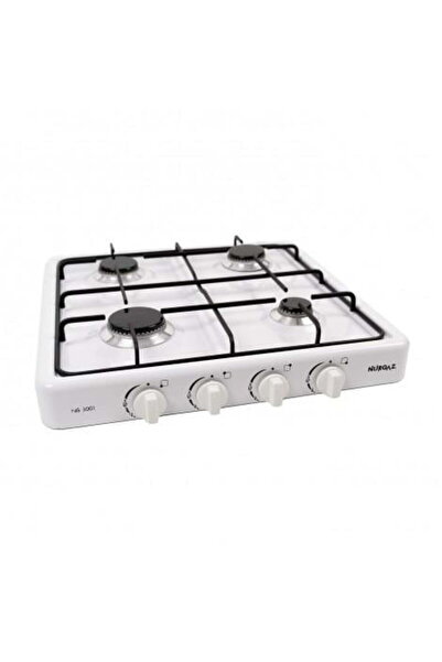 COBI SMART® Aragaz alb plita cu 4 ochiuri NG 3001, 4.1 kW, 56x52.5x11 cm, alimentare la butelie - COBI SMART®