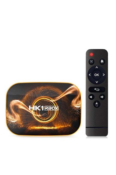 TECHSTAR Smart TV Box Mini PC Techstar® HK1 RBox, Android 10, 4GB + 32GB ROM, 4K HDR, WiFi 5GHz, SPDIF, AV, R