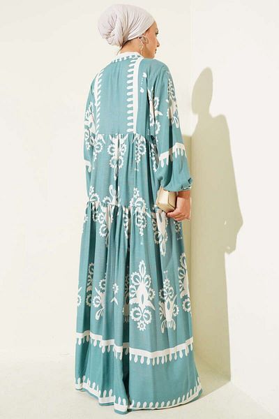 YILMAZBARMAZ rochie de damă cu model etnic