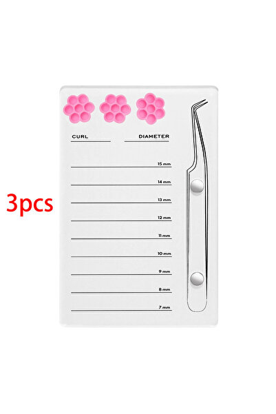 Choice4 A0022-3PCS White Eyelash Extension Scale Holder Magnetic Acrylic Lash...