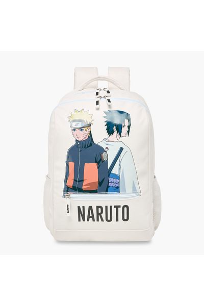 TV TOKYO Naruto Print Backpack with Adjustable Straps and Zip Closure - 18 inches