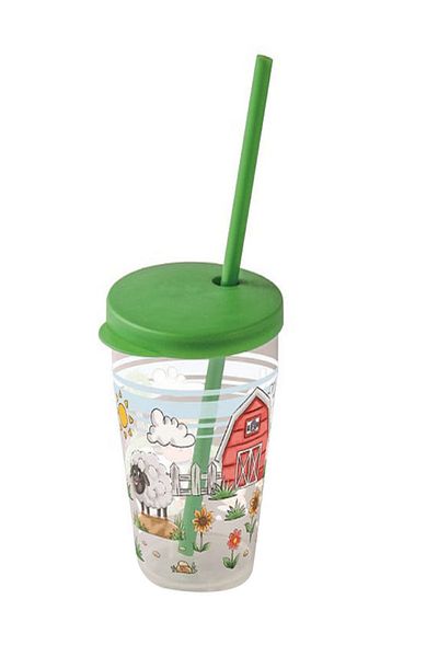 Snips Farm Kids Tumbler with Straw and Lid