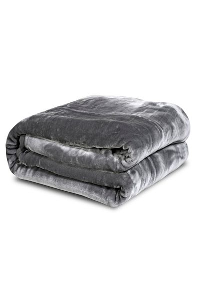 shumee Acrylic blanket 160x200 cm gray