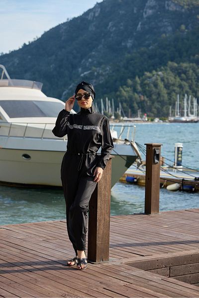 NS TASARIM MAYO Mira Model Design Hijab Jumpsuit Swimsuit