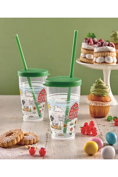 Snips Farm Kids Tumbler with Straw and Lid