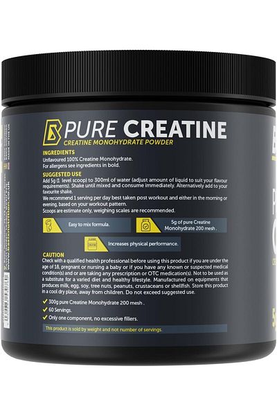 Basix BASIX PURE CREATINE 300G UNFLAVOURED