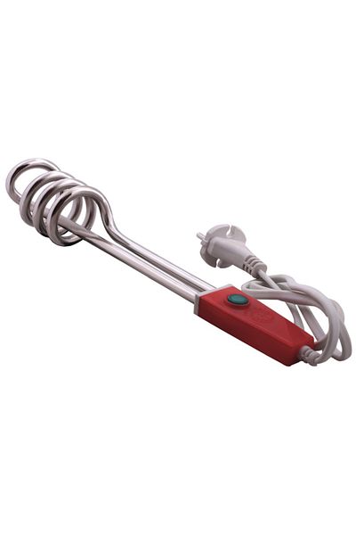 flores Electric kettle, 100 mm immersion heater, spiral, with LED, red, 500 W