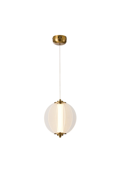 Apliqa Penny 18 Watt 3000K Yuvarlak Bakır Tekli Led Sarkıt Avize