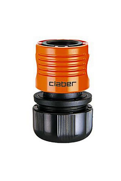 CLABER 3/4inch Card Hose Mender Black and Orange