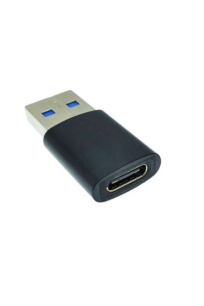 OEM OTG adapter USB 3.1 male to USB type C female, Data C 080, power and data transfer, black