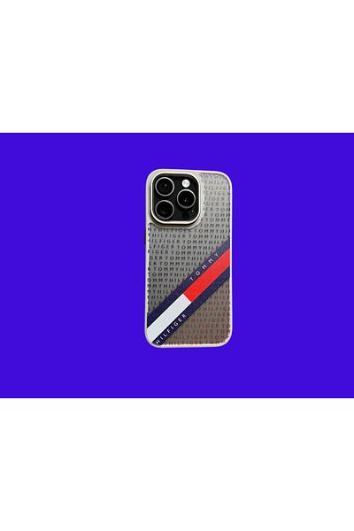 Tommy Hilfiger Phone case compatible with iPhone 14 Gray, Red, Blue