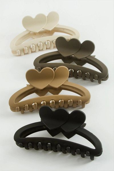 LiderGlobal Heart Colored Latch Buckle 12 cm