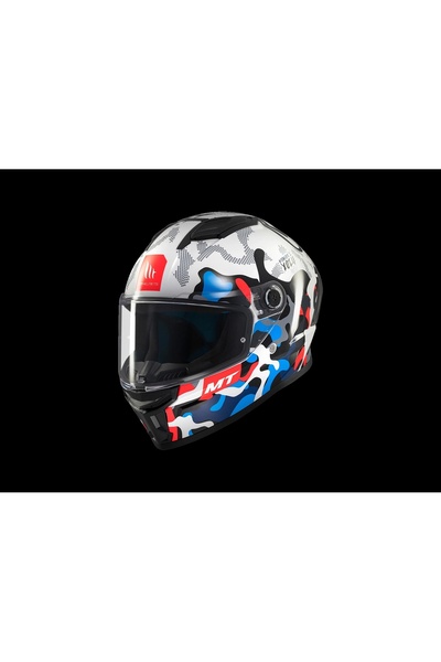 Genel Markalar KASK MT STINGER YOZU A7 PARLAK MAVİ/BEYAZ