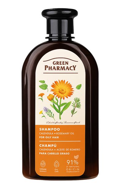 Green Pharmacy Calendula shampoo for oily hair 350 ml - Green Pharmacy