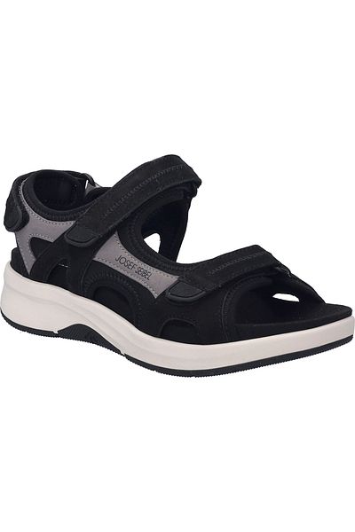 Josef Seibel Estelle 02 | Sandale für Damen | Schwarz Estelle 02, schwarz-grau
