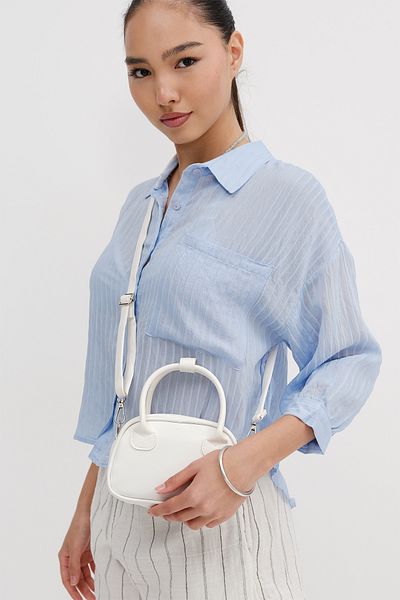 Addax Zippered Mini Hand and Shoulder Bag Ç6007