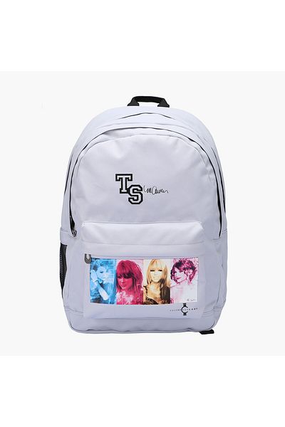 Celebrtyicons Swifties Print Backpack with Adjustable Straps and Zip Closure - 30x20x44 cm